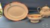 SADLER TEA POT, MYOTT 11IN PLATTER AND GRAVY BOAT - 2