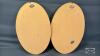 PAIR OF DOMINION CERAMIC WORKS 14IN WALL PLAQUES - 3