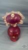 ROSSI GLASS 12IN HIGH VASE - 2