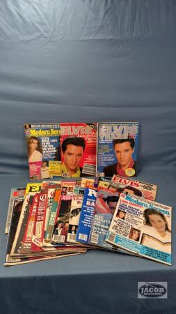 QUANTITY OF ELVIS MAGAZINES