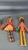 A PAIR OF 14IN MARIONETTES, 2 ASIAN 9IN DOLLS ETC. - 4