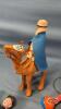 A PAIR OF 14IN MARIONETTES, 2 ASIAN 9IN DOLLS ETC. - 5