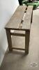 PRIMATIVE WOODEN FOLDING BENCH - 3