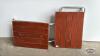 (2) RUSTIC WOODEN PATIO TABLES - 2