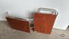 (2) RUSTIC WOODEN PATIO TABLES - 3