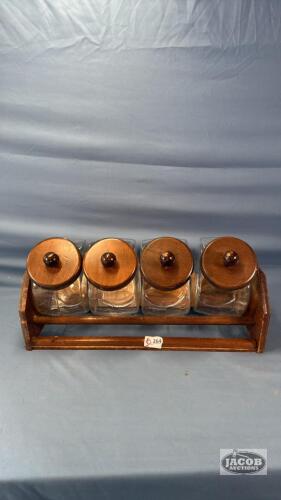 (4) JAR CANISTER SET