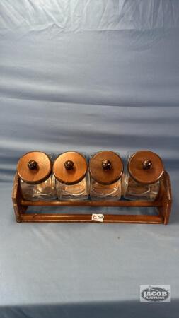(4) JAR CANISTER SET