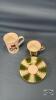 (5) CUPS AND SAUCERS - 9