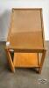 BLONDE FINISHED WOODEN END TABLE - 2