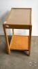 BLONDE FINISHED WOODEN END TABLE - 4
