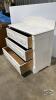 PAINTED 3 DRAWER CHEST - 4