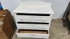 PAINTED 3 DRAWER CHEST - 5