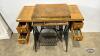 SINGER TREDDLE SEWING MACHINE - 3