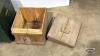 (3) WOODEN BOXES - 9