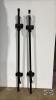 PAIR OF ADJUSTABLE ROOF RACKS FOR A CAR