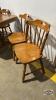 REFINISHED OAK EXTENSION TABLE - 7