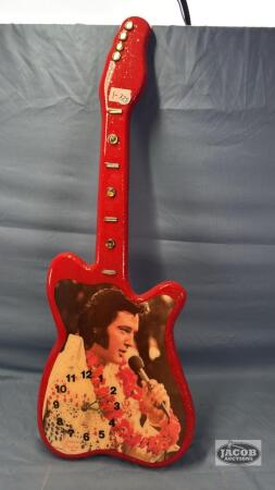ELVIS GUITAR CLOCK