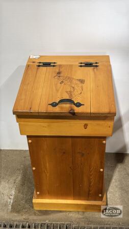 PINE VEGTABLE BIN