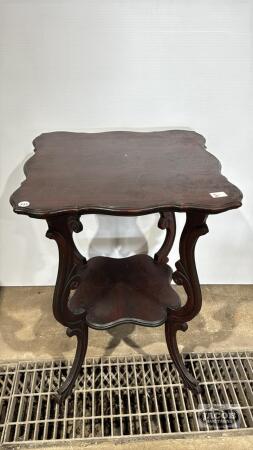 MAHOGANY 23IN SQUARE PARLOUR TABLE