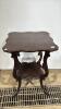 MAHOGANY 23IN SQUARE PARLOUR TABLE