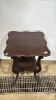 MAHOGANY 23IN SQUARE PARLOUR TABLE - 2