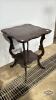 MAHOGANY 23IN SQUARE PARLOUR TABLE - 3