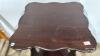 MAHOGANY 23IN SQUARE PARLOUR TABLE - 4