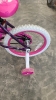 Girls Bike with Training Wheels and Helmet - 4