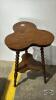 REFINISHED PARLOUR TABLE WITH TURNED LEGS - 3