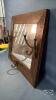 OAK HALL MIRROR WITH HOOKS - 3