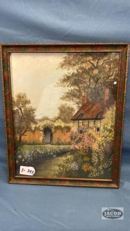 FRAMED COTTAGE PRINT