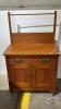 WASH STAND WITH TOWEL BAR