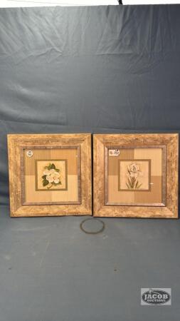 (2) FRAMED PRINTS