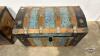 HUMP TOP STEAMER TRUNK WITH TRAY - 3
