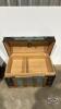 HUMP TOP STEAMER TRUNK WITH TRAY - 4