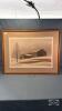 FRAMED NUMBER PRINT "WINTER BARN"