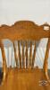 REFINISHED NURSING PRESS BACK ROCKING CHAIR - 2