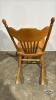 REFINISHED NURSING PRESS BACK ROCKING CHAIR - 4