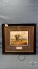 FRAMED ELEPHANT PRINT "SAVANNAH MASTERS"