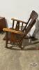 HEAVY OAK ROCKING CHAIR - 2