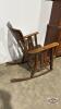 HEAVY OAK ROCKING CHAIR - 4