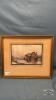 PRINT ENTITLED "THE BARGES WHARF" BY F. ROBSON