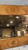 TIN CLAD HALL MIRROR WITH HOOKS - 3