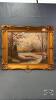FRAMED WINTER SCENED PRINT BY V.L. BASTENDORFF
