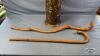 BRASS 18IN TALL CANE STAND WITH (2) CANES - 3