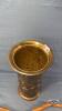 BRASS 18IN TALL CANE STAND WITH (2) CANES - 4