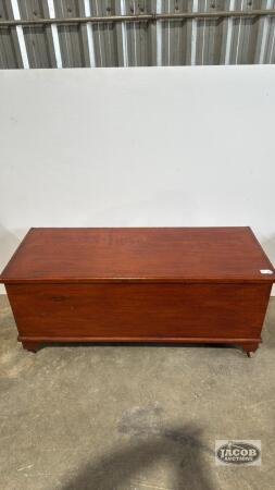 WOODEN BLANKET BOX