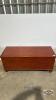 WOODEN BLANKET BOX