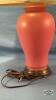 PINK GLASS BASED LAMP - 3