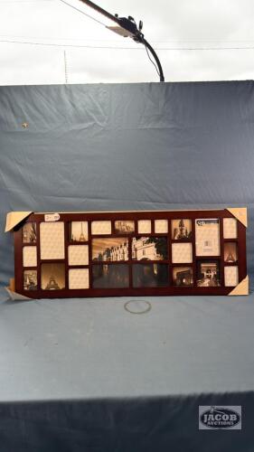 PICTURE FRAME WITH SPOTS FOR 24 PHOTOS